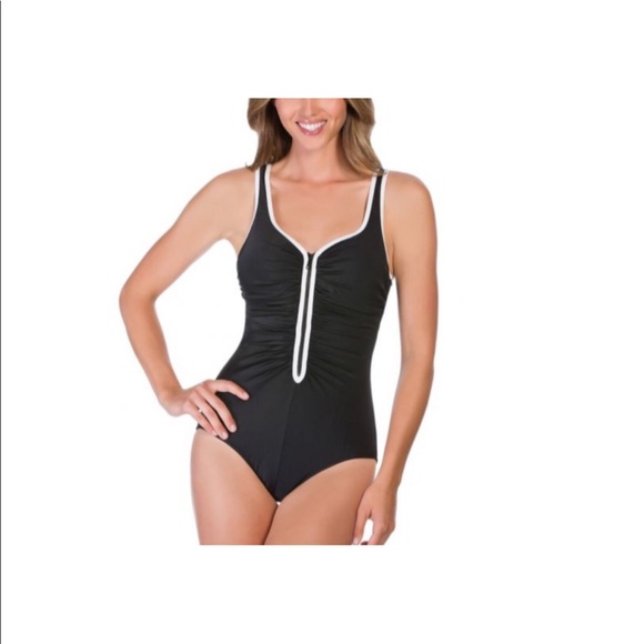 Reebok Other - Reebok Swim Suit Size 8 Black & White